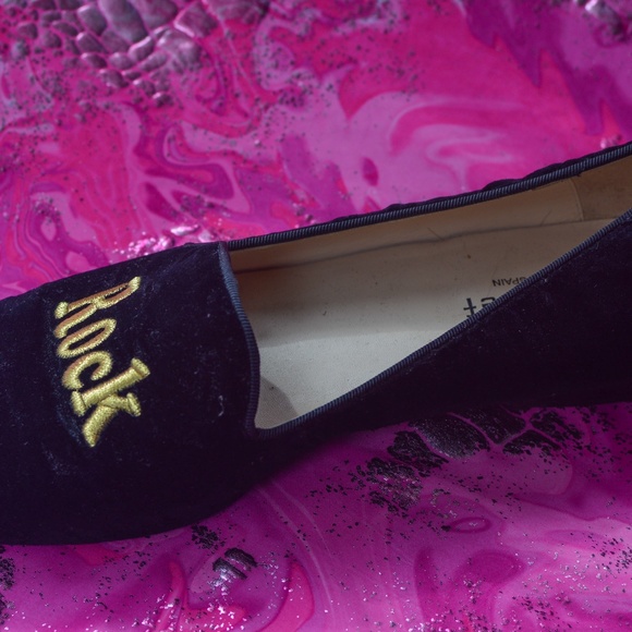 RockStar Jon Josef Velvet Loafers - Picture 6 of 7